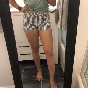 H&M striped shorts